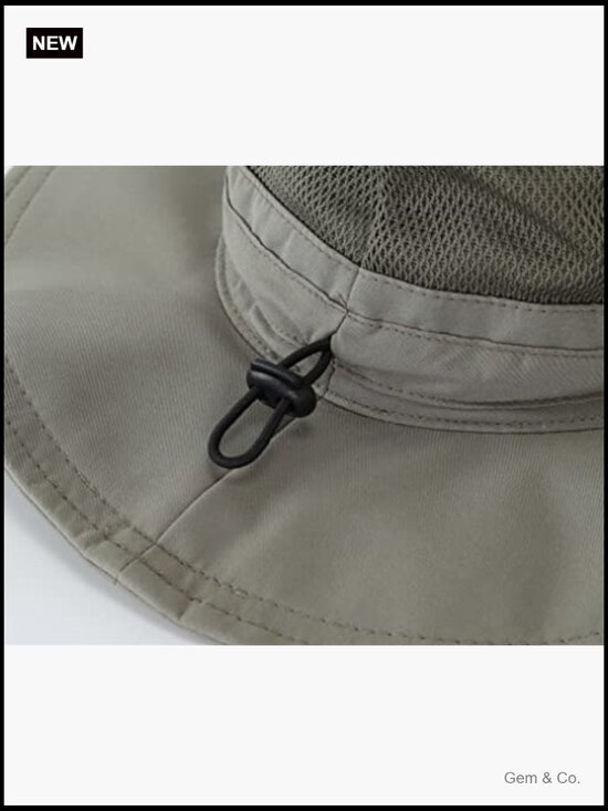 UPF 50+ Wide Brim Bucket Hat Summer Beach Fishing Hiking Outdoor Sun Hat with main image 7